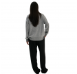 rhea v neck knit - mid grey