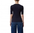 closed crewneck shortsleeve tee - dark navy
