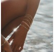 anni lu clemence bracelet - pink sand