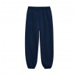 anine bing karter jogger framed monogram - washed navy