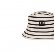 anine bing nicks bucket hat - black stripe 