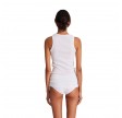 alberte cotton rib top - white