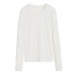 aiayu aiayu messhu long sleeve - pure ecru