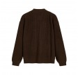 aiayu bine wool cardigan - dark brown
