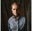 small classical dara scarf - brown