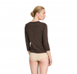 sascha 3/4 sleeve cotton top - mulch
