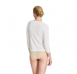 sascha 3/4 sleeve cotton top - egret