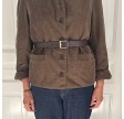 louise leather belt gold - testa moro