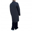 women overcoat boiled wool - anthracite