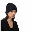 lisa yang brushed beanie - black