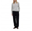 women's oversized roundneck - ash grey