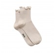 aiayu cotton frill sock - milk
