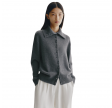 lisa yang denie cardigan - graphite