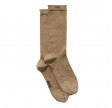 aiayu silk rib socks - golden light 