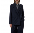 closed fitted doublebreasted blazer - dark night 