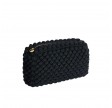 aiayu linn clutch - black navy