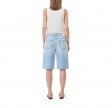 closed jenica wide shorts - light blue