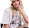 t-shirt berlin cotton photo print - white