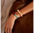 anni lu jetset gems bracelet - cream