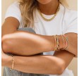anni lu asym bracelet - peach