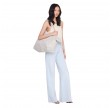 anine bing tote leopard - washed white