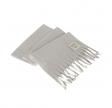 zinaco scarf - grey black melange