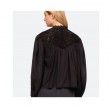 patrizia lace blouse - black