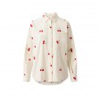 eleanor shirt - cream cherry 