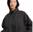 aiayu jay coat ripstop oilskin - antracite