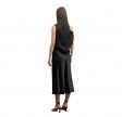 lana silk tank - black