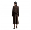 ayumi silk blouse - dark brown