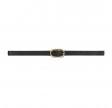 anine bing small signature link belt - black 
