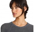 karen knit tee - dark grey