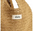 sophia straw bag small - pure natural