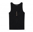 anine bing alessia tank - black