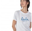 lala berlin t-shirt cara - white/blue