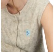 women's gilets east - power snow melange