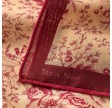 handkerchief pink toile - red