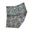 small classical blue flower scarf - blue