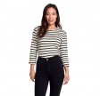 passerelle breton striped shirt - nature/navy