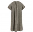 cille dress linen - brown