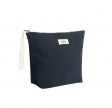 pouch linen - navy