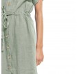 belted dress - shadow