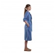 hillary linen dress - blue
