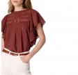 calisson blouse - brownie