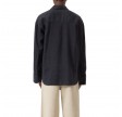 closed utility shirt - black