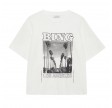anine bing louis tee bing tour - ivory