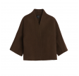 ask label kira wool jacket - espresso