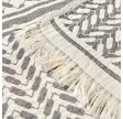 lala berlin beach blanket benice - black/white