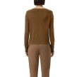 closed wide neck long sleeve - light mocha brown 